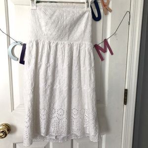 5/$25 Eyelet Tube Dress in VGUC